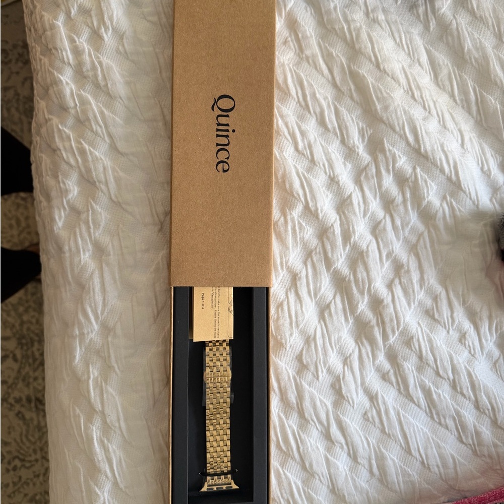 Quince Gold Apple Watch Band